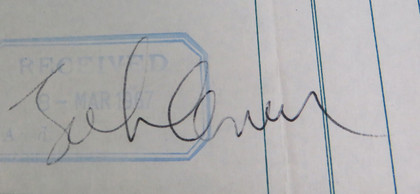 John Lennon Signed Framed Display