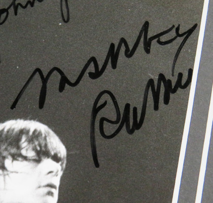 The Ramones Signed Matted Display