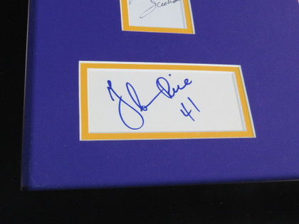 1999-2000 Los Angeles Lakers Team Signed Framed Display