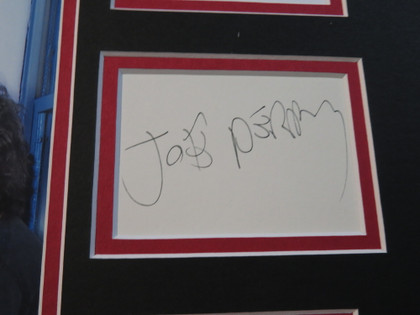 Aerosmith and Run DMC Signed Matted Display