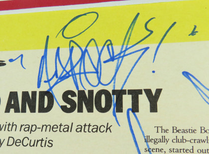 Beastie Boys Signed Matted Display