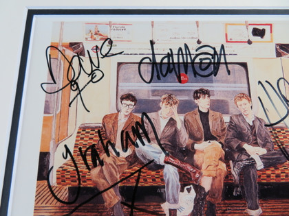 Blur Signed Matted Display