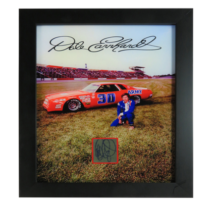 Dale Earnhardt, Sr. Signed Framed Display