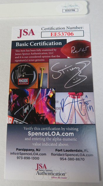 Fats Domino Signed Matted Display