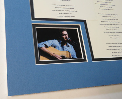 Harry Chapin Signed Matted Display