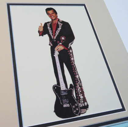 Johnny Cash and Parents Signed Framed Display