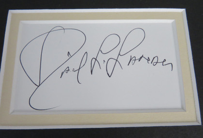 Laverne & Shirley Cast Signed Matted Display