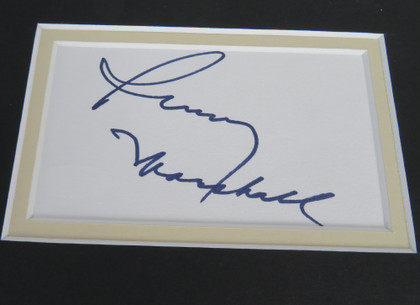 Laverne & Shirley Cast Signed Matted Display