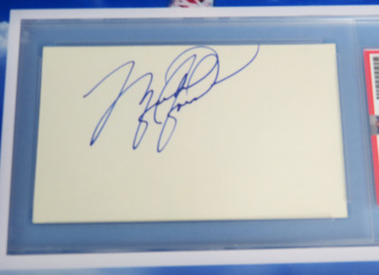 Michael Jordan Signed Framed Display