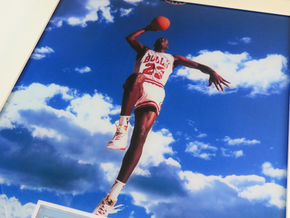 Michael Jordan Signed Framed Display