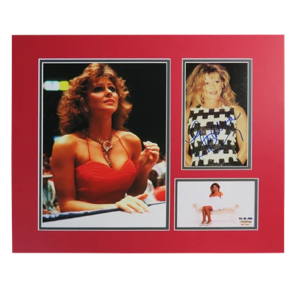 Miss Elizabeth Signed Matted Display