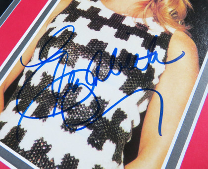 Miss Elizabeth Signed Matted Display