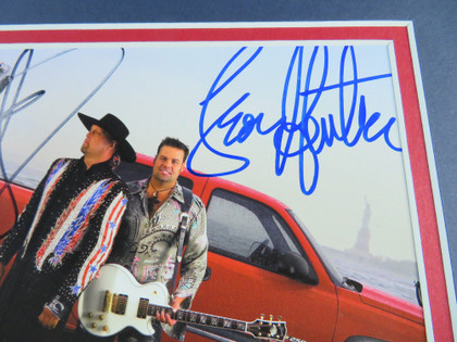 Montgomery Gentry Signed Matted Display