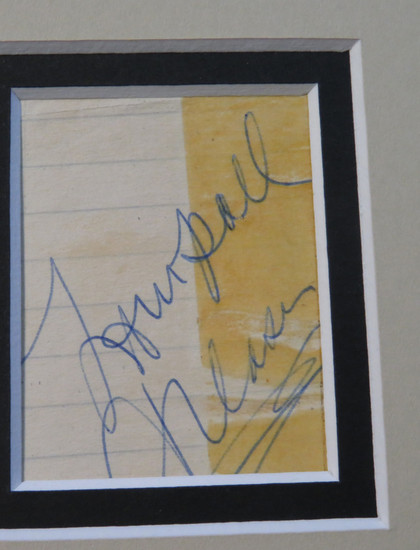 Outlaws! Signed Matted Display