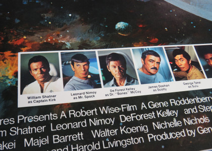 Star Trek: The Motion Picture Cast Signed Matted Display