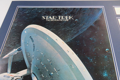 Star Trek: The Motion Picture Cast Signed Matted Display