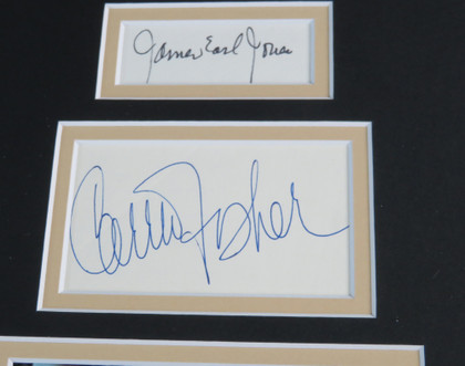 Star Wars: A New Hope Cast Signed Framed Display