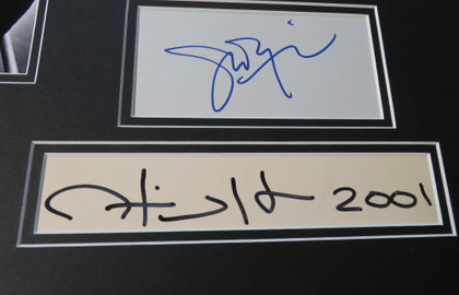 Talking Heads Signed Matted Display