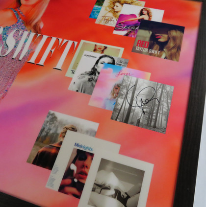 Taylor Swift Signed Framed Display