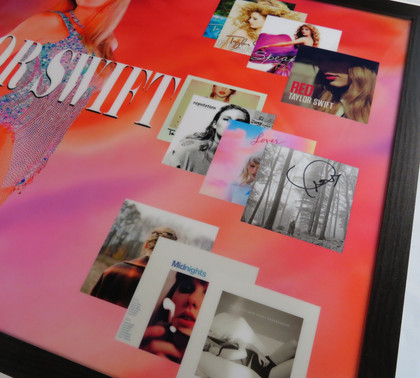 Taylor Swift Signed Framed Display