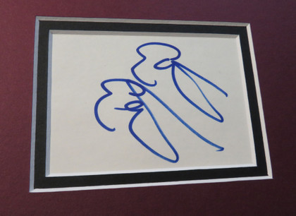 The Cars Signed Matted Display