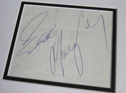 Trading Places Cast Signed Matted Display