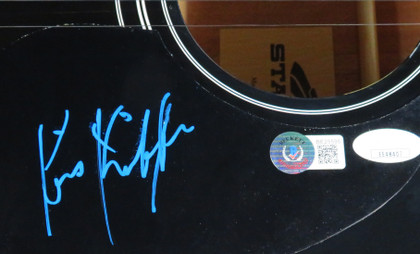Kris Kristofferson Signed Guitar