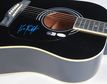 Kris Kristofferson Signed Guitar