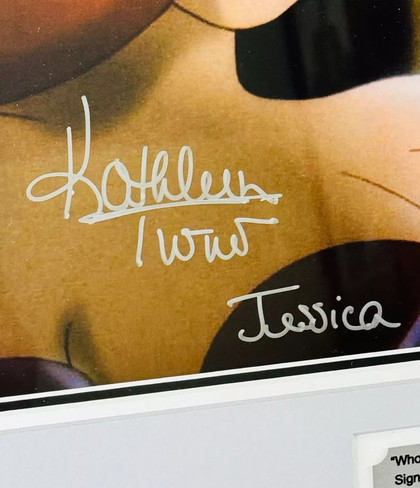 Who Framed Roger Rabbit Autographed Display