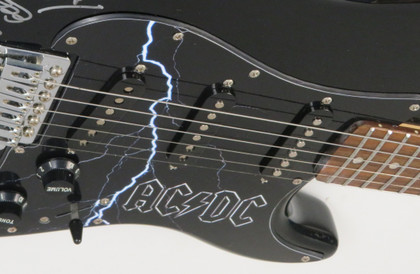 Angus Young Signed Guitar