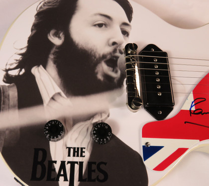 Paul McCartney Signed Guitar