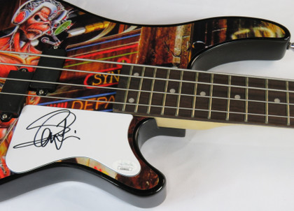 Steve Harris Signed Bass Guitar