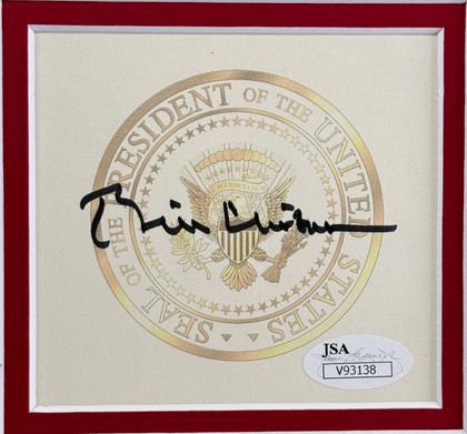 Bill Clinton Signed Display