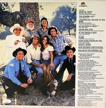 Catherine Bach Tom Wopat and John Schneider Signed Vinyl