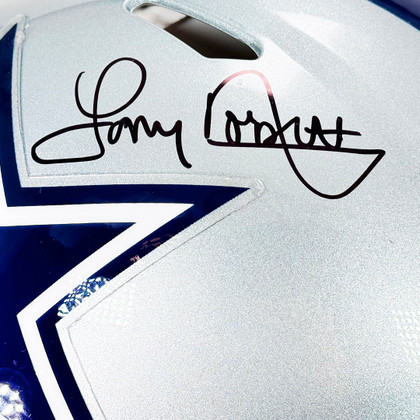 Tony Dorsett Signed Dallas Cowboys Authentic Speed Full-Size Football Helmet (Beckett)