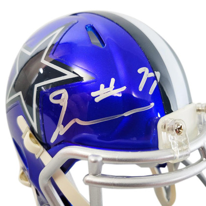 Erik Williams Signed Dallas Cowboys Flash Speed Mini Replica Football Helmet (JSA)