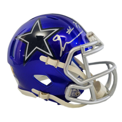 Erik Williams Signed Dallas Cowboys Flash Speed Mini Replica Football Helmet (JSA)