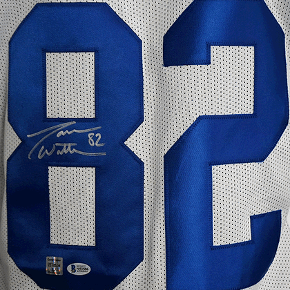 Jason Witten Signed Pro Edition White Football Jersey (Beckett)
