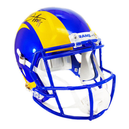 Eric Dickerson Signed HOF 99 Inscription Los Angeles Rams Speed Full-Size Football Helmet (Beckett)