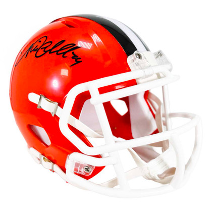 Nick Chubb Signed Cleveland Browns 2024 Speed Mini Football Helmet (Beckett)