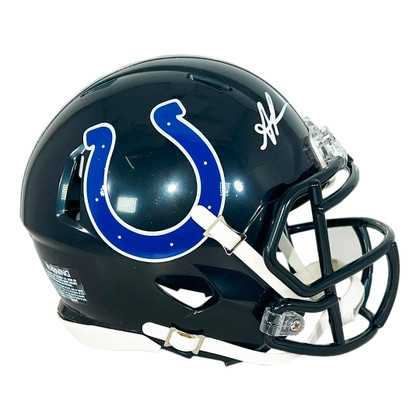 Anthony Richardson Signed Indianapolis Colts Alt 2023 Speed Mini Football Helmet (JSA)
