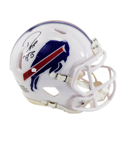 Don Beebe Signed Buffalo Bills Speed Mini Football Helmet (JSA)