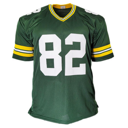 Don Beebe Signed Green Bay Green Football Jersey (JSA)