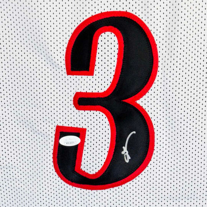 Allen Iverson Signed Philadelphia Pro White Basketball Jersey (JSA)