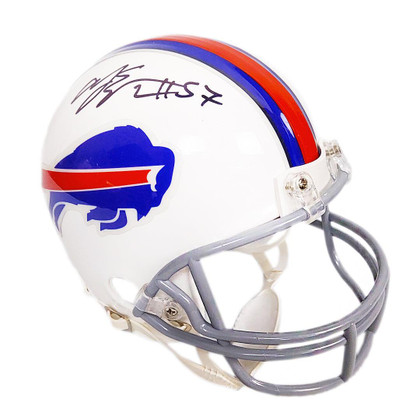 AJ Epenesa Signed Buffalo Bills Mini Football Speed Helmet (Beckett)