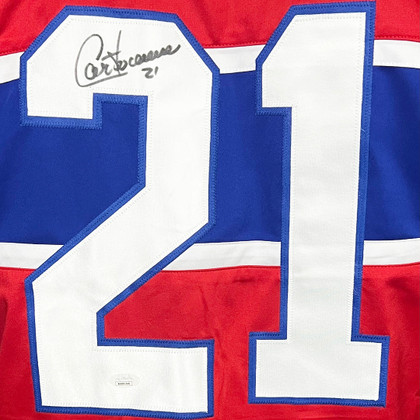 Guy Carbonneau Signed Montreal Red Hockey Jersey (JSA)