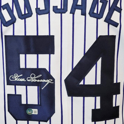 Goose Gossage Signed New York White Pinstripe Baseball Jersey (Beckett)