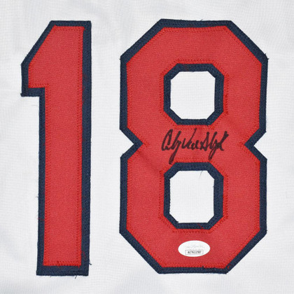 Andy Van Slyke Signed St Louis White Baseball Jersey (JSA)