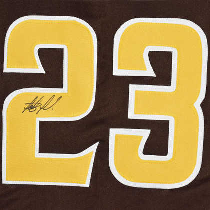 Fernando Tatis Jr Signed San Diego Brown Slam Diego Baseball Jersey (JSA)