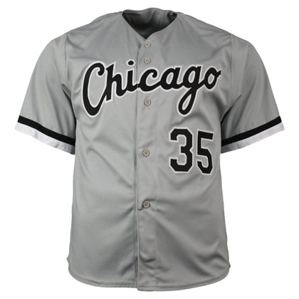 Frank Thomas Signed Chicago Pro Gray Baseball Jersey (JSA)